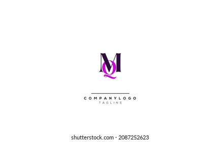 Alphabet letters Initial Monogram Logo MQ, MQ INITIAL, MQ Brief