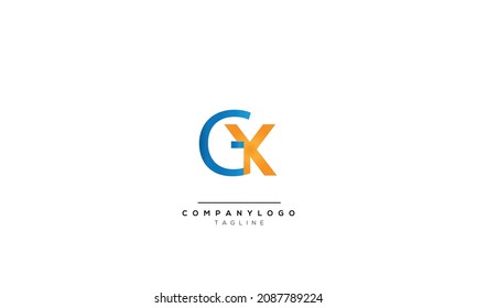 Letras alfabéticas Iniciales Logo Monograma GX, GX INITIAL, letra GX