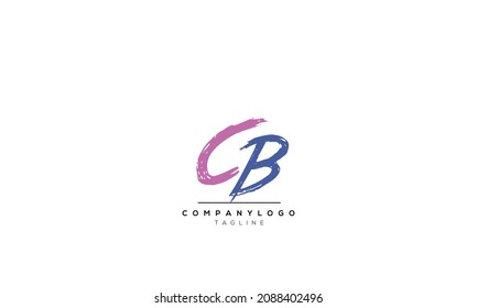 Alphabet letters Initials Monogram logo CB, CB INITIAL, CB letter