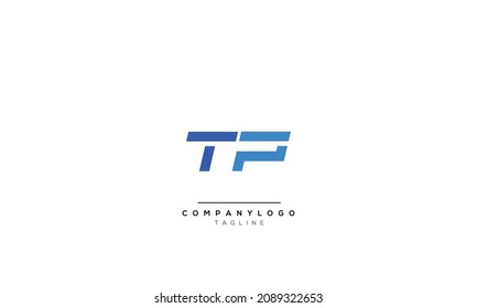 Letras alfabéticas Iniciales logotipo monograma TP, TP INITIAL, letra TP
