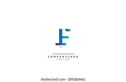 Letras alfabéticas Iniciales Monograma F, F INICIAL, F letra