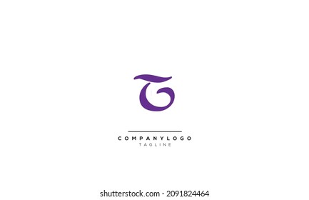 Alphabet letters Initial Monogram Logo TA, TA INITIAL, TA Letter
