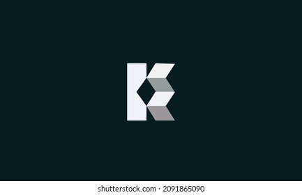 Alphabet letters Initials Monogram logo K