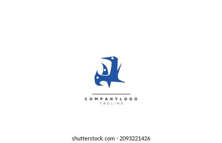 Letras alfabéticas Iniciales logotipo en monograma IL, IL INICIAL, IL letra