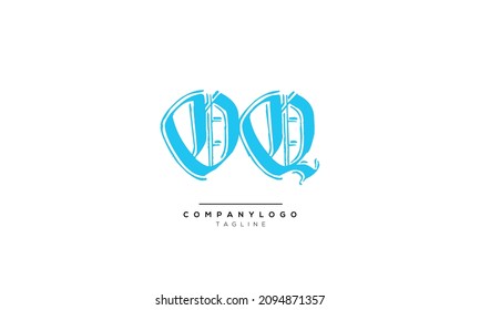 Alphabet letters Initial Monogram Logo OQ, OQ INITIAL, OQ-Brief