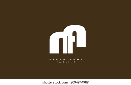 Alphabet letters Initials Monogram logo NA, AN, N and A