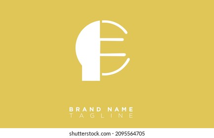 Alphabet letters Initials Monogram logo CF, FC, C and F