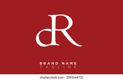 Alphabet letters Initials Monogram Logo DR, RD, D und R