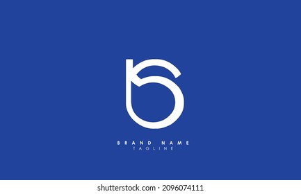 Alphabet letters Initials Monogram logo BS, SB, B and S
