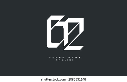 Alphabet letters Initials Monogram logo CN, NC, C and N