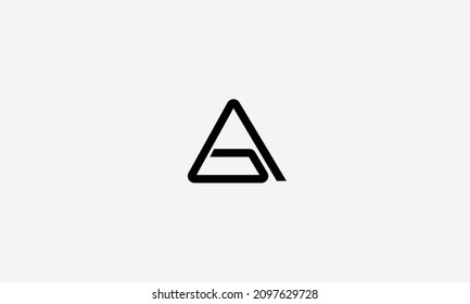 Alphabet letters Initials Monogram logo A