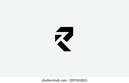 Letras alfabéticas Iniciales Monograma R