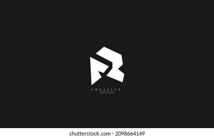 	
Alphabet letters Initials Monogram logo R