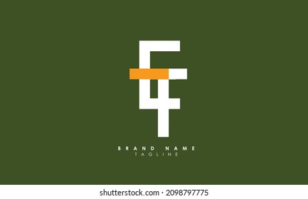 Alphabet letters Initial Monogram Logo EF, FE, E und F