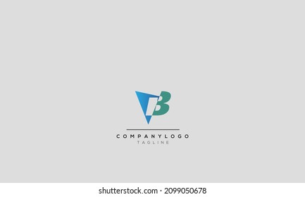 Letras alfabéticas Iniciales Logo Monograma VB, VB INITIAL, letra VB