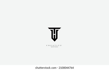 Alphabet letters Initials Monogram logo TW WT T W