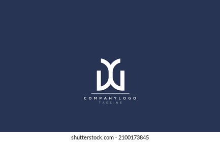 Alphabet letters Initials Monogram logo WY, WY INITIAL, WY letter