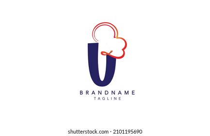 Alphabet letters Initials Monogram logo U,U INITIAL, U letter 