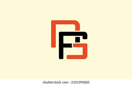 Alphabet letters Initials Monogram logo DF, FD, D and F
