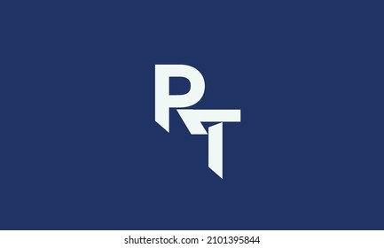 Alphabet letters Initials Monogram logo PT, TP, P and T