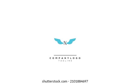 Letras alfabéticas Iniciales Logotipo Monograma X, X INICIAL, X letra