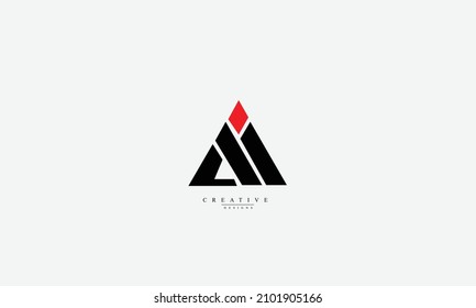 Alphabet letters Initial Monogram Logo A AA