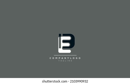 Alphabet letters Initials Monogram logo EB, EB INITIAL, EB letter