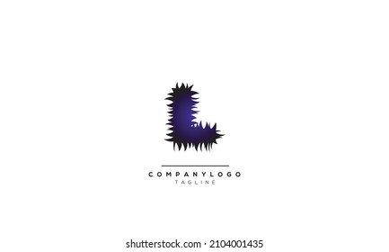 Alphabet letters Initials Monogram logo L, L INITIAL, L letter