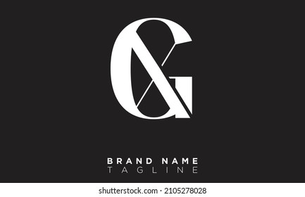 Alphabet letters Initials Monogram logo GX, XG, G and X