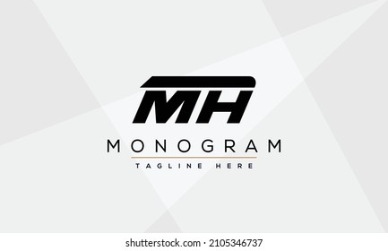 Letras alfabéticas Iniciales Logotipo Monograma MA, AM, M y A