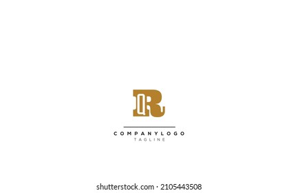 Letras alfabéticas Iniciales Logo Monograma QR, QR INITIAL, letra QR