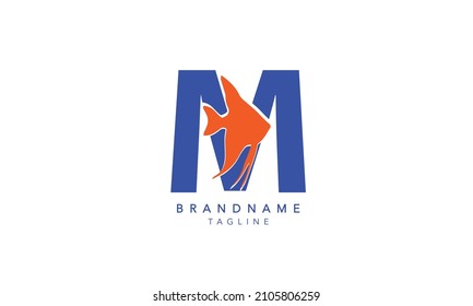 Alphabet letters Initials Monogram logo M,M INITIAL, M letter 