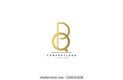 Alphabet letters Initials Monogram logo PQ, PQ INITIAL, PQ letter