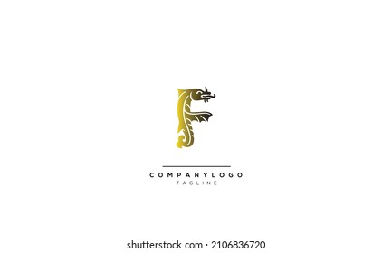 Alphabet letters Initials Monogram logo F, F INITIAL, F letter