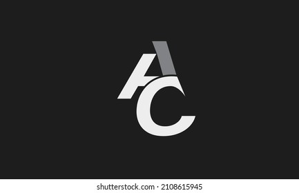 Alphabet letters Initial Monogram Logo AC, CA, A und C
