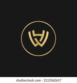 Alphabet letters Initials Monogram logo WY, YW, W and Y