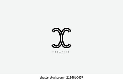 Alphabet letters Initials Monogram logo CC C