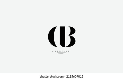 Alphabet letters Initials Monogram logo DB BD D B