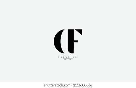  Letras alfabéticas Iniciales Monograma DF FD D F