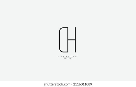  Letras alfabéticas Iniciales Monograma DH HD D H