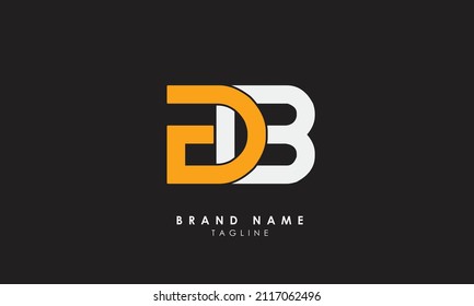 Alphabet letters Initial Monogram Logo DB, BD, D und B