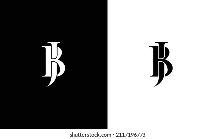 Alphabet Letters Initials Monogram Logo JB, BJ, J And B