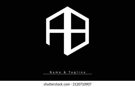 Alphabet letters Initials Monogram logo AB, BA