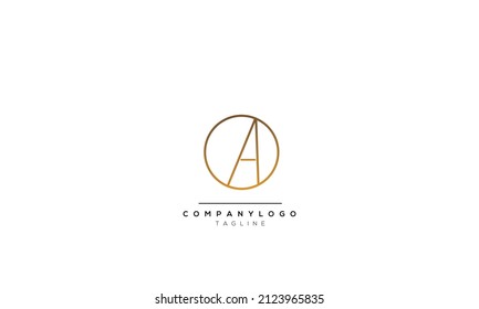 Alphabet letters Initials Monogram logo AA, AD INITIAL, AD letter