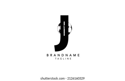 Alphabet letters Initials Monogram logo J,J INITIAL, J letter 
