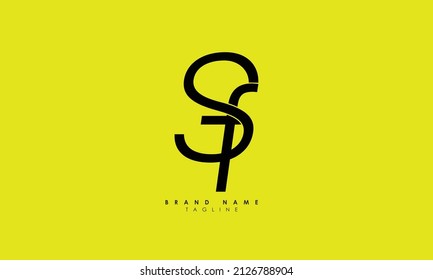 Letras alfabéticas Iniciales Monograma SF, FS, S y F
