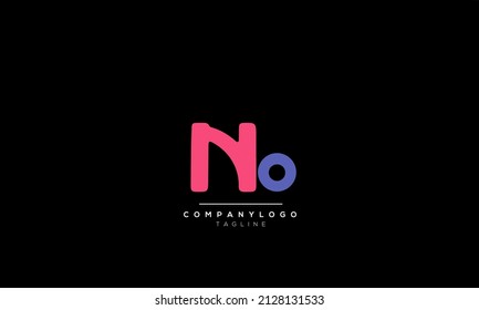Alphabet letters Initials Monogram logo NO, NO INITIAL, NO letter