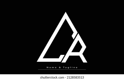 Alphabet letters Initials Monogram logo CR, RC