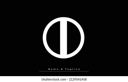 Alphabet letters Initials Monogram logo DD