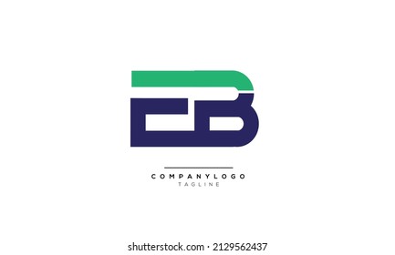 Alphabet letters Initials Monogram logo EB, EB INITIAL, EB letter